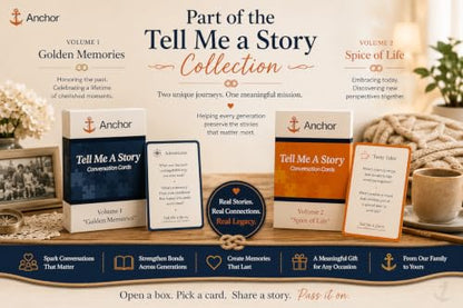 Tell Me a Story Conversation Cards for Adults