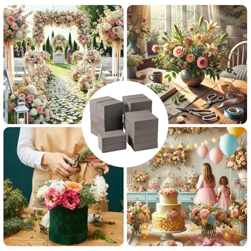 30 Pack Floral Foam Blocks for Fresh and Artificial Flowers