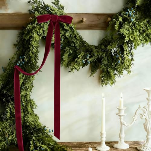 Burgundy Velvet Ribbon