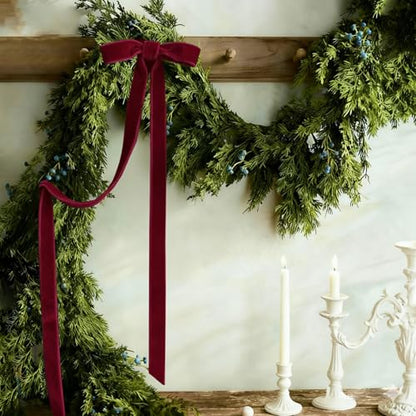 Burgundy Velvet Ribbon