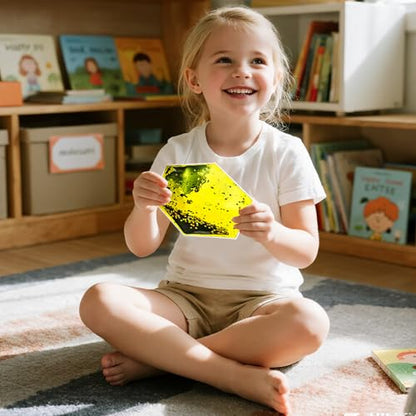 Squishy Liquid Sensory Tiles for Kids (6 Count)