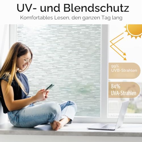 Window Privacy Film (19.3471 Sq Ft)