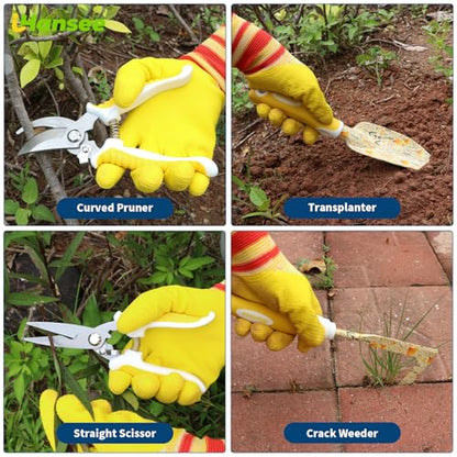 Yellow Garden Tools Set 10 Pieces (10 Count)