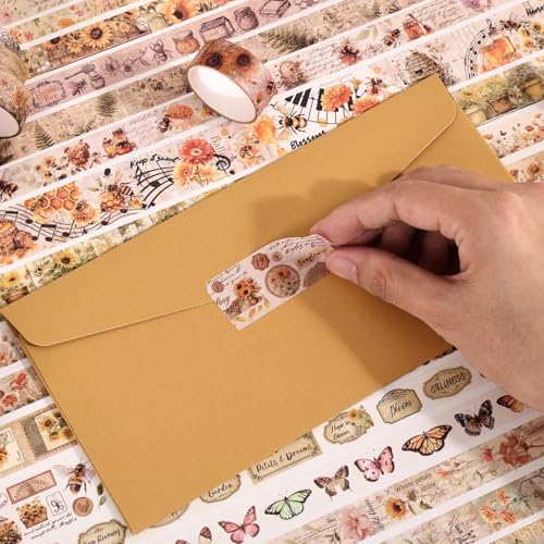 Natural Washi Tape Set (42 Count)