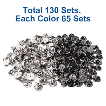 130 Set Pin Backs (130 Count)