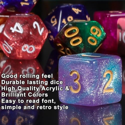 30 Sets Polyhedral Dice (210 Count)