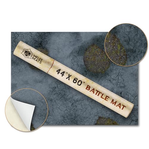 44"x60" Vinyl Battle Mat for Warhammer 40k Terrain & DND Tabletop Gaming