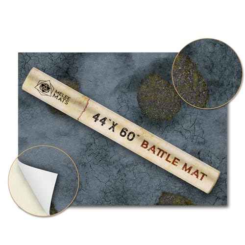44"x60" Vinyl Battle Mat for Warhammer 40k Terrain & DND Tabletop Gaming