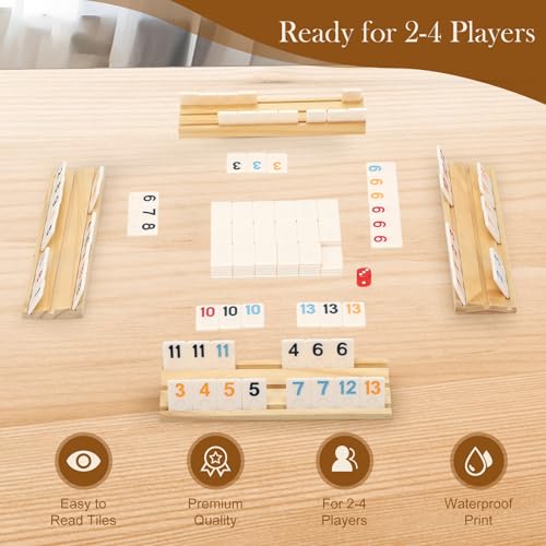2 4 Players Rummy Game Gifts for Men Women Father Mother
