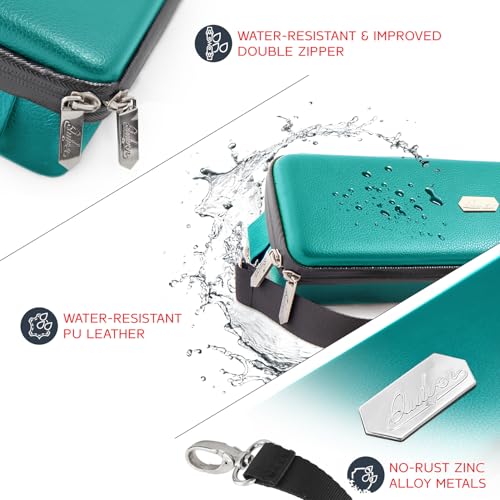 Teal Bolt Card Carrying Case fits PM Cards and other TCG Games