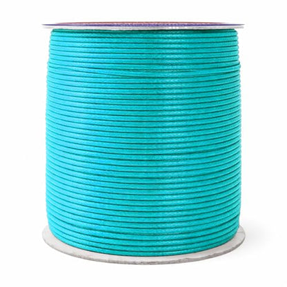 1.5mm Turquoise Waxed Cord