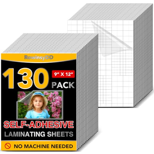 130 PCS Self Laminating Sheets (130 Count)