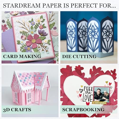 Cardstock Warehouse Stardream Opal Ivory Cardstock Paper (25 Count)