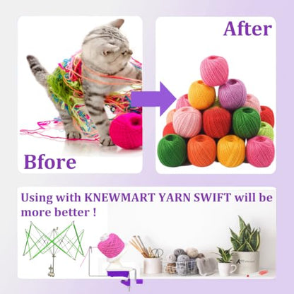 Yarn Ball Winder for Crocheting Knitting
