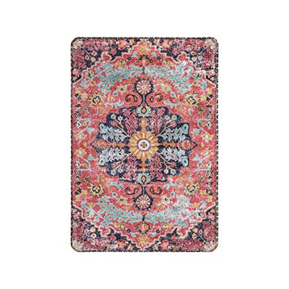Bohemian Floral Medallion Area Rug