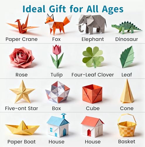 250 Sheets Origami Paper Craft Kits