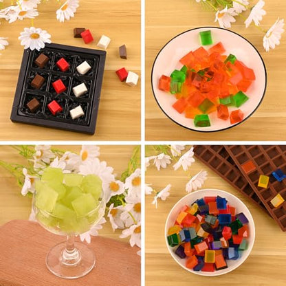 2 Pack Square Chocolate Molds (144 Cavities)