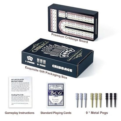 Cribbage Board Game Set