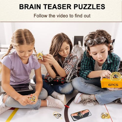 Brain Teaser Puzzles for Adults (72 Count)