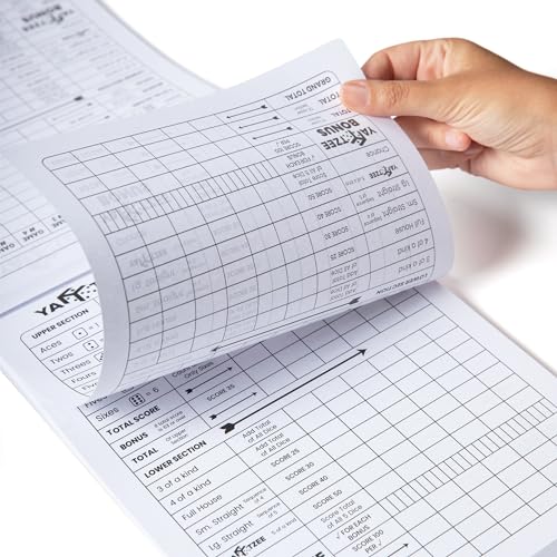 Perforated Yahtzee Score Pads