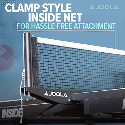 Inside Professional MDF Indoor Table Tennis Table with Quick Clamp Ping Pong Net and Post Set