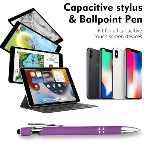 12 PCS 2 in 1 Stylus Ballpoint Pen with Stylus Tip (24 Count)