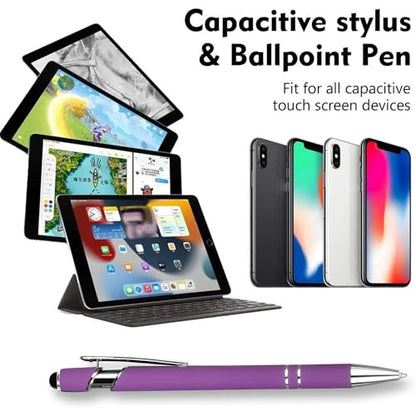 12 PCS 2 in 1 Stylus Ballpoint Pen with Stylus Tip (24 Count)