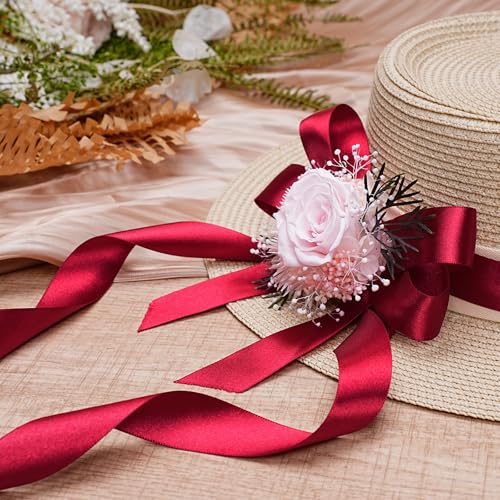 Burgundy Satin Ribbon 1.5 inch x 50 Yards