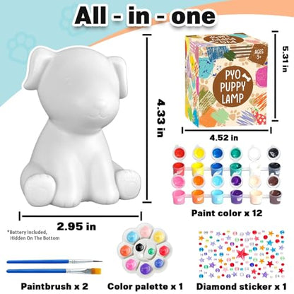 Paint Your Own Dog Lamp Kits