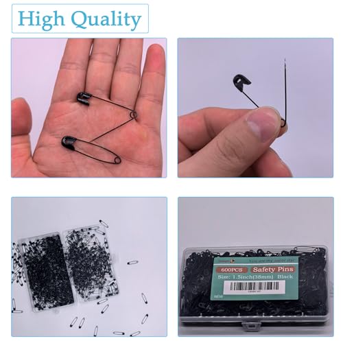 600PCS Safety Pins (600 Count)