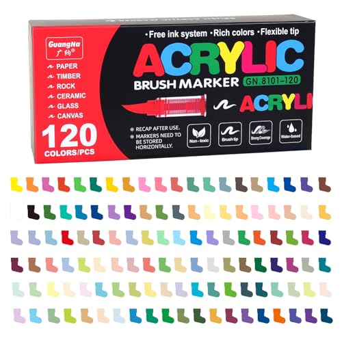 Acrylic Paint Markers (120 Count)