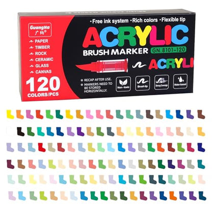 Acrylic Paint Markers (120 Count)