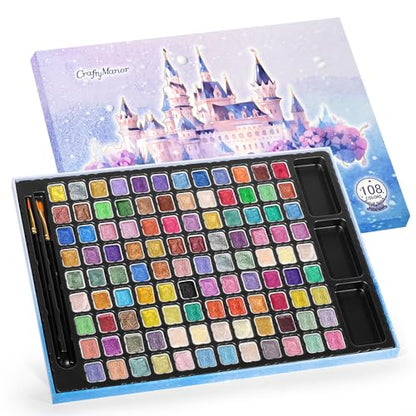 Mini Forestry Shifting Watercolor Painting Set (3.65 Ounce)