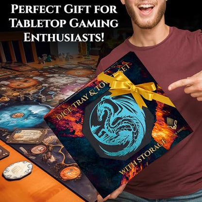 All-in-One Game Roamer - Dice Tray & Tower for DND and RPG
