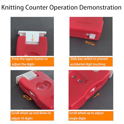 2 Pieces Knitting Counters