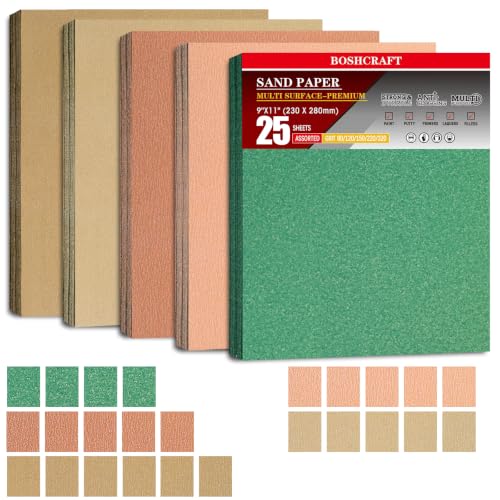 25 PCS Sandpaper Assortment (25 Count)