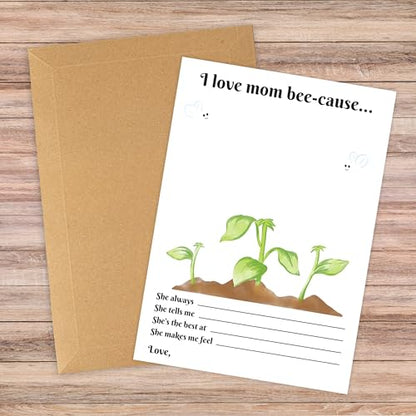 Handprint Floral Flower Bouquet Handprint Craft DIY for Mothers Day Card