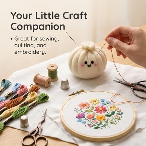 Sewing Needles & Pin Cushion Dim Sum