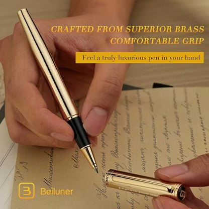 Luxury Personalized Gold Rollerball Pen