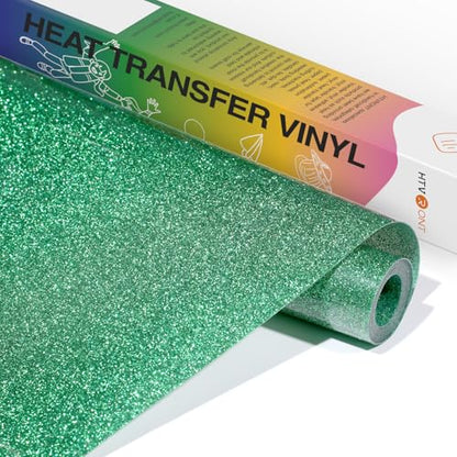 Green Glitter HTV Vinyl