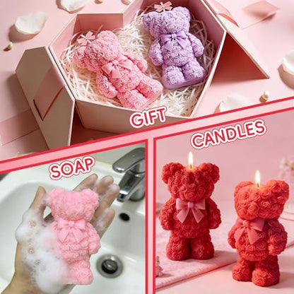 Bear Candle Molds