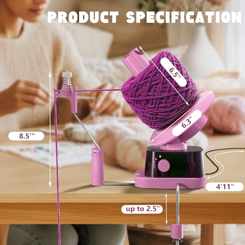 Yarn Winder Electric Yarn Ball Winder for Crocheting