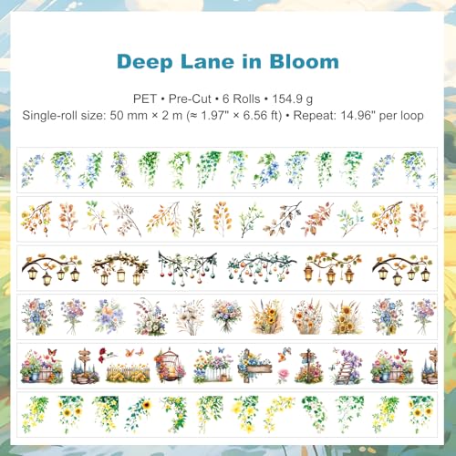 Deep Lane in Bloom PET Pre (6 Count)