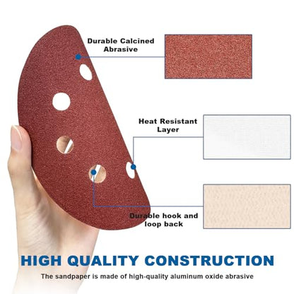5 Inch 8 Hole Sanding Discs