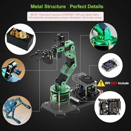 6DOF Robotic Arm for Raspberry Pi5