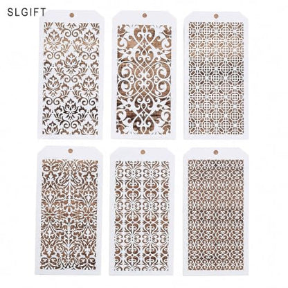 DIY Decorative Stencil Template for Scrapbooking Painting on Wall Furniture Crafts