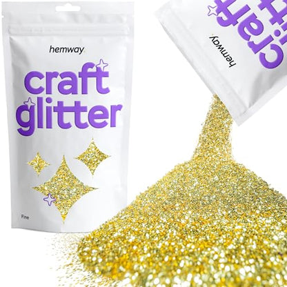 Craft Glitter Sand Gold 100g Fine Glitter (3.5 Ounce)