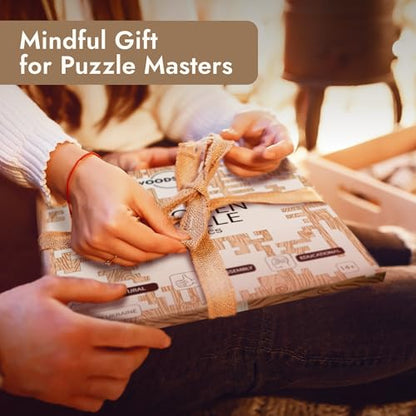 Mind Bending Wooden Jigsaw Puzzle (130 Count)