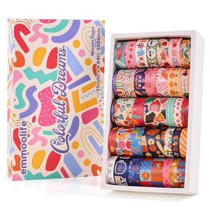 35 Rolls Washi Tape Set (35 Count)