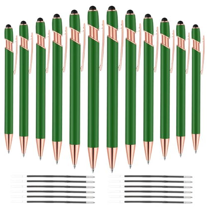 12 PCS 2 in 1 Stylus Ballpoint Pen with Stylus Tip